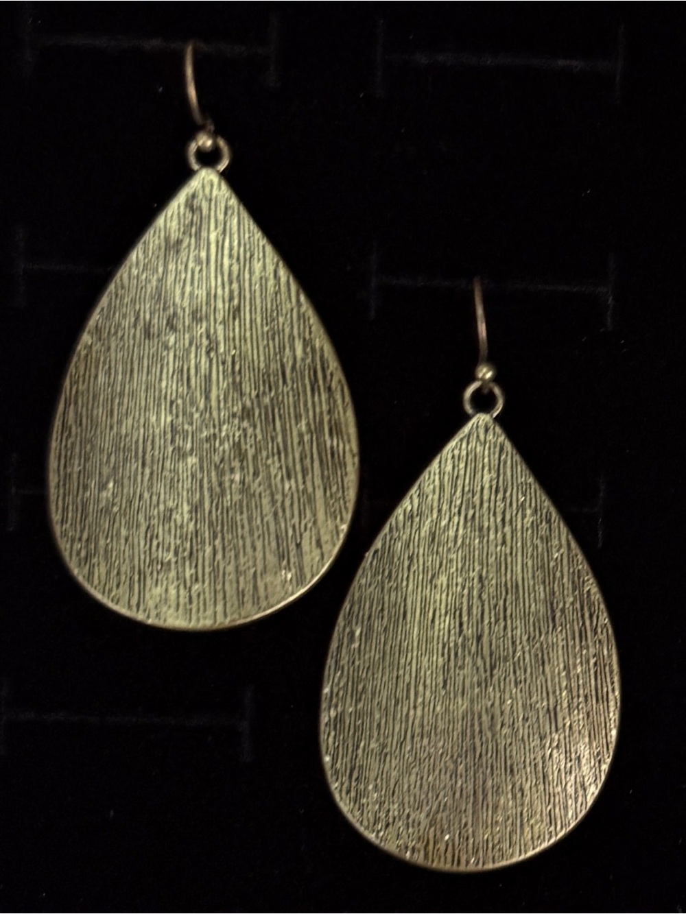 Bohemian chic weighted costume pierced dangle earrings
